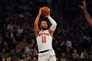 场均28分3.5板！明天尼克斯客战热火 布伦森右脚踝扭伤缺阵