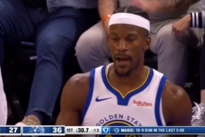 希尔德空切接球失误 巴特勒嘴里嘟囔：我以后再也不给他传球了