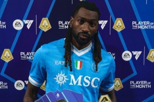 4场3球，官方：那不勒斯中场安古伊萨当选意甲10月最佳球员
