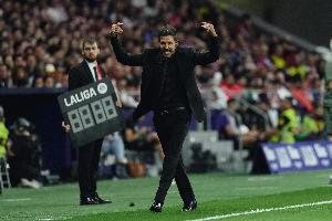 西蒙尼执教马竞13赛季前13轮平均积分28分，本赛季刚好28分