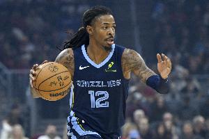 连续第7场休战！莫兰特出战时灰熊182胜137负 缺阵时81胜94负