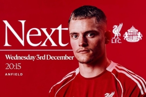 能否全取三分？利物浦发布对阵桑德兰海报：维尔茨单人出镜