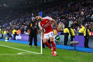 2025年梅里诺为阿森纳打进9粒英超进球，比队内任何球员都更多