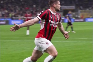 米兰德比经典！卢卡·约维奇梅开二度