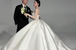 甜度超标！高准翼妻子分享唯美婚纱照