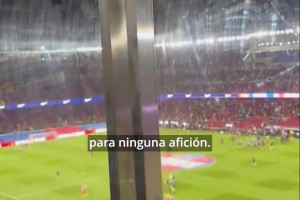 马竞球迷吐槽新诺坎普客场球迷区：不能容忍，人不应该被囚禁